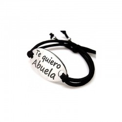 Pulsera abuela en plata